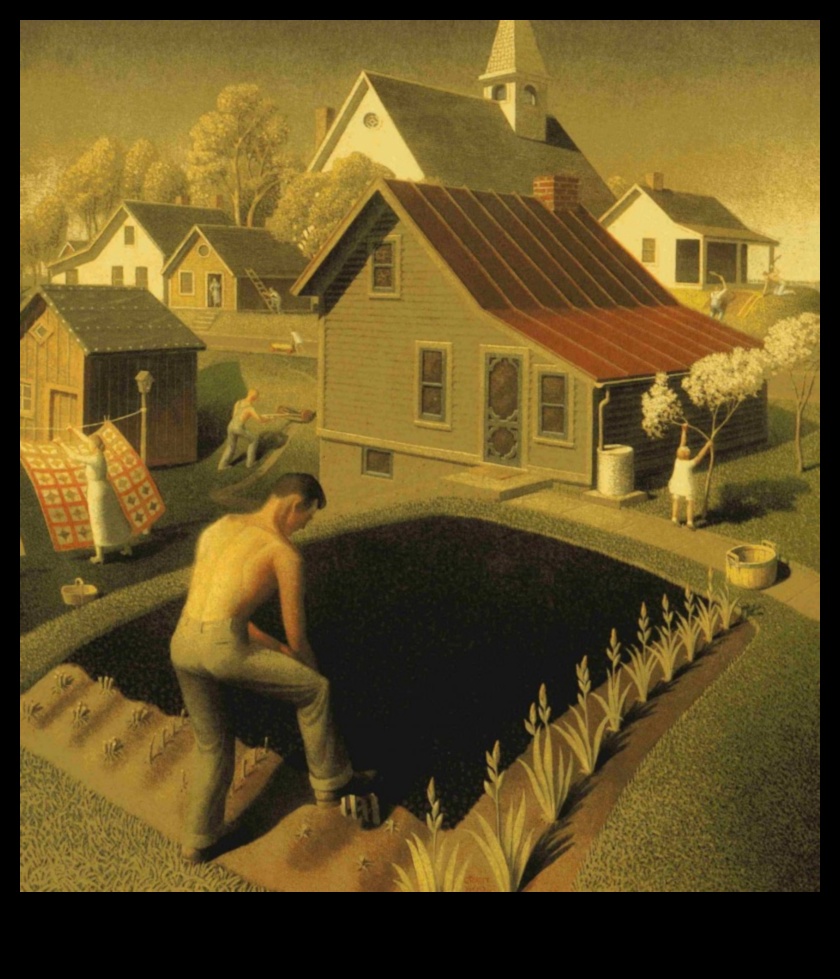 Bölgeselcilik Işıltısı: Grant Wood ve Thomas Hart Benton'ın Sanatı